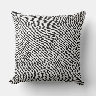 Cojín Decorativo Patrón abstracto 140523 - Blanco y negro