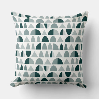 Cojín Decorativo Patrón abstracto 290721 - Verde monocromático
