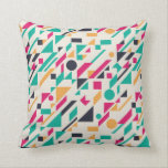 Cojín Decorativo Patrón abstracto 3<br><div class="desc">Patrón retro geométrico abstracto sin inconvenientes. Ilustracion vectorial © y ® Bigstock® - Todos los derechos reservados.</div>