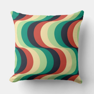 Cojín Decorativo Patrón abstracto artístico de Retro Cincuenta