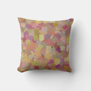 Cojín Decorativo Patrón abstracto cubismo multicolor Colorido