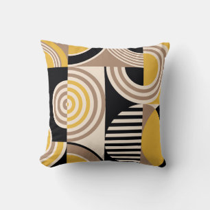Cojín Decorativo Patrón abstracto geométrico moderno. Diseño de cos
