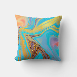 Cojín Decorativo patrón abstracto marmoleado