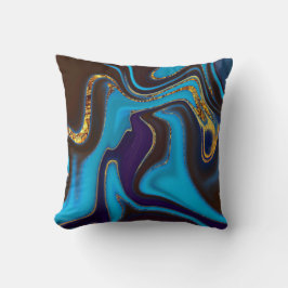 Cojín Decorativo patrón abstracto marmoleado