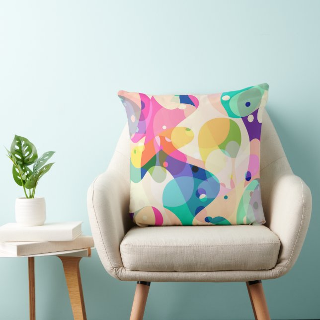 Cojín Decorativo patrón abstracto moderno (Silla)