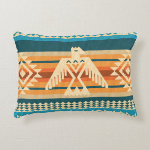 Cojín Decorativo Patrón abstracto sin fisuras de estilo navajo con