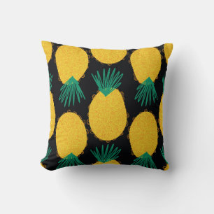 Cojín Decorativo Patrón abstracto sin fisuras de piña. Contemporáne