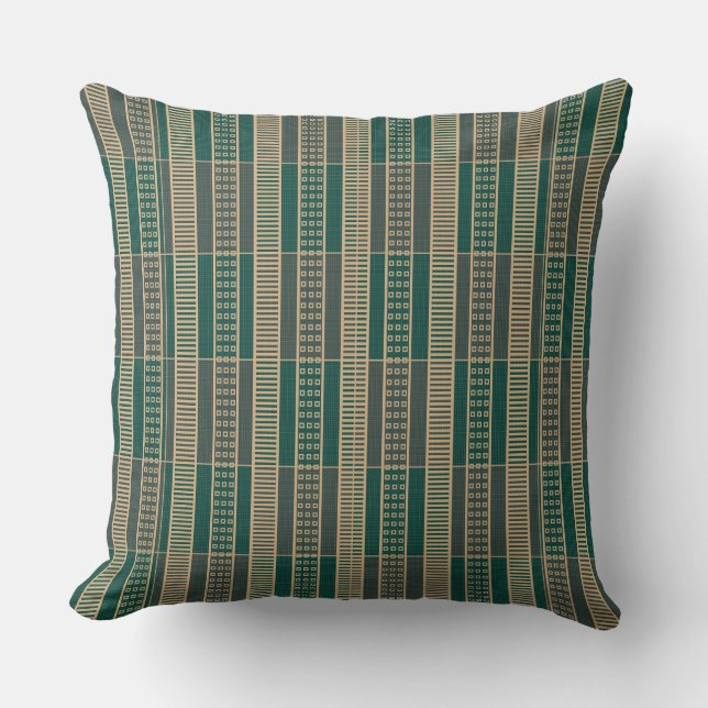 Cojín Decorativo Patrón africano de Mali (Anverso)