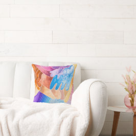 Cojín Decorativo Patrón/almohada/acuarela/retro/arte/moderno/diseño