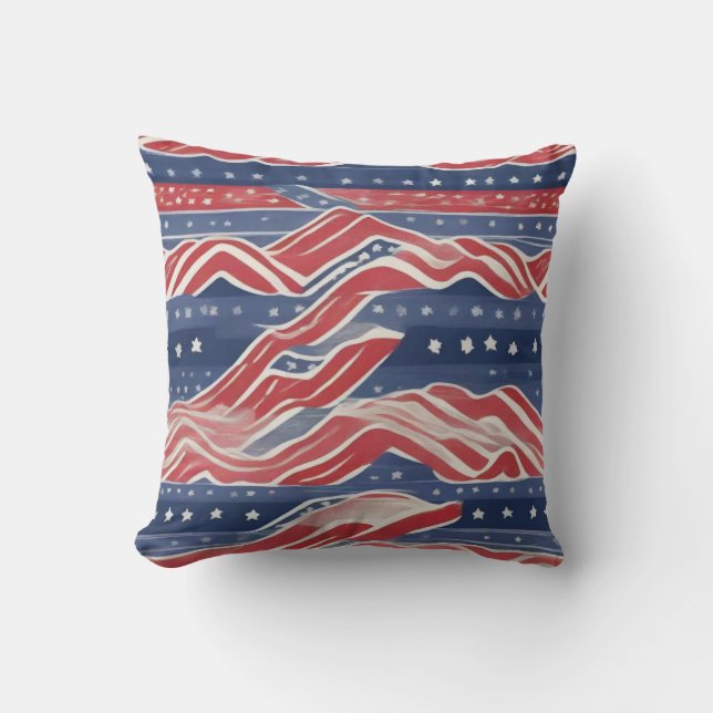 Cojín Decorativo Patrón Americana (Anverso)