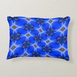 Cojín Decorativo Patrón anémico de los jardines azules