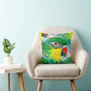 Cojín Decorativo Patrón animal de Guay - Aves de loro 1