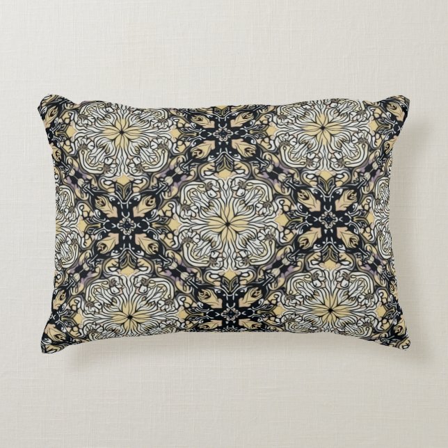 Cojín Decorativo Patrón árabe Accent Pillow (Anverso)