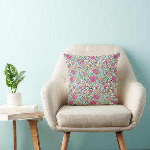 Cojín Decorativo Patrón árabe floral