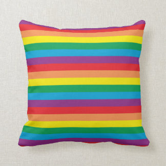 Cojín Decorativo Patrón arcoiris simple
