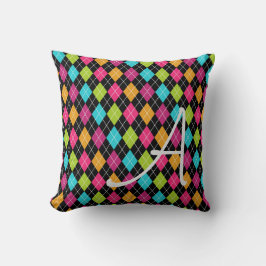 Cojín Decorativo Patrón Argyle Diamantes de varios colores Pillow i