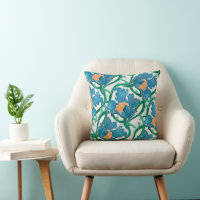 Patrón Art Nouveau Floral Majolica