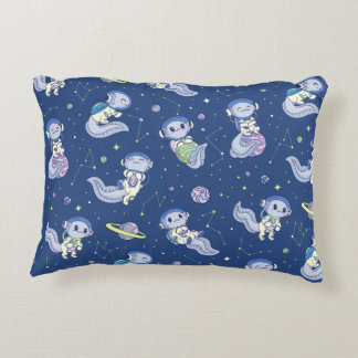 Cojín Decorativo Patrón Axolotl Spaceman