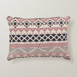 Cojín Decorativo Patrón azteca. Antecedentes tribales de época