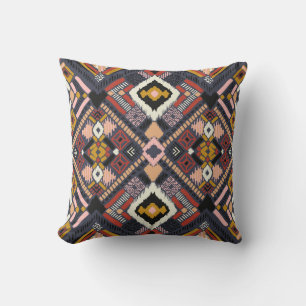 Cojín Decorativo Patrón azteca de Chevron africano tribal