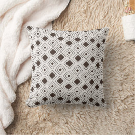 Cojín Decorativo Patrón Azteca Geométrico Tribal Suave Boho
