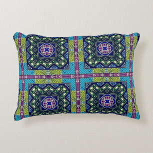 Cojín Decorativo Patrón azteca sin inconvenientes. Ikat Chevron Clo