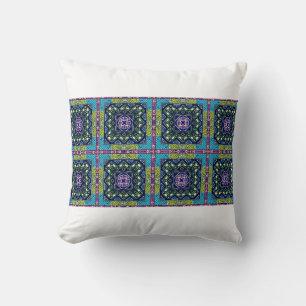 Cojín Decorativo Patrón azteca sin inconvenientes. Ikat Chevron Clo