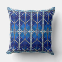 Patrón Azul Decorativo