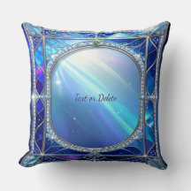 Patrón Azul Decorativo