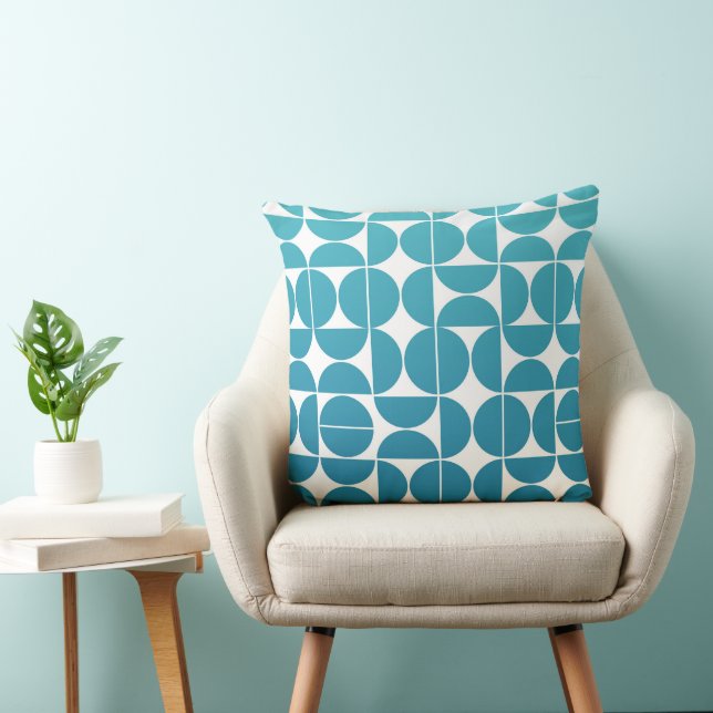 Cojín Decorativo Patrón azul negrita MCM (Silla)