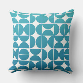Cojín Decorativo Patrón azul negrita MCM