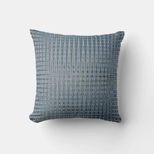 Cojín Decorativo Patrón azul profundo intrincado