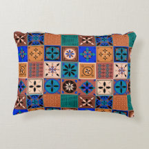 Patrón Azulejo tonos tierra