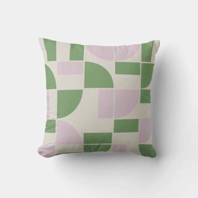 Cojín Decorativo Patrón Bauhaus 04 Pillow (Anverso)