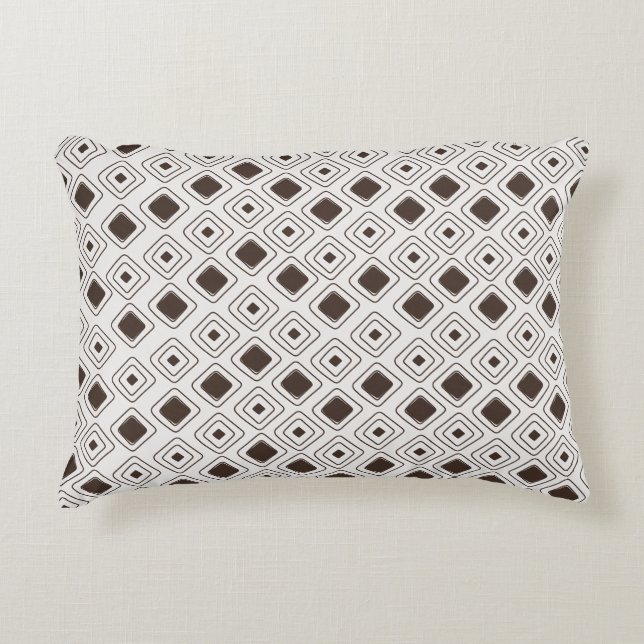 Cojín Decorativo Patrón Bho Neutral Tribal Geométrico Azteca Suave (Anverso)