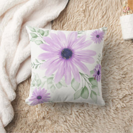 Cojín Decorativo Patrón botánico floral primavera colorido