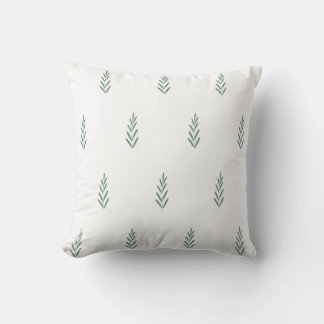 Cojín Decorativo patrón botánico simple vector con plantas
