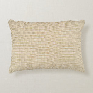 Cojín Decorativo Patrón burlap de Faux
