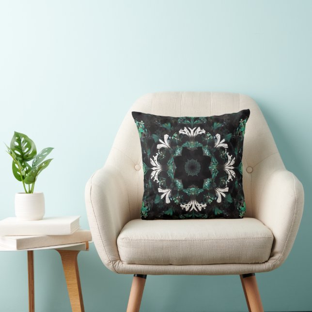 Cojín Decorativo Patrón caleidoscópico simétrico de Mandala (Silla)
