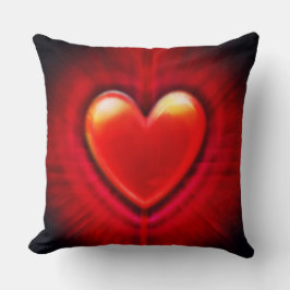 Cojín Decorativo Patrón cardíaco de moda San Valentín