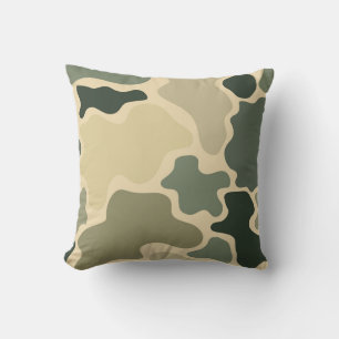 Cojín Decorativo Patrón clásico de camuflaje