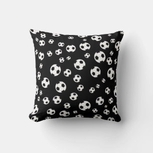 Cojín Decorativo Patrón continuo de balón de fútbol