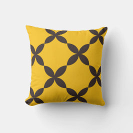 Cojín Decorativo Patrón continuo de flor geométrica