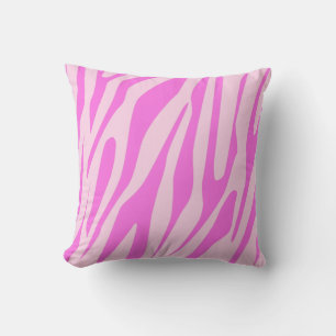 Cojín Decorativo Patrón continuo de Tigre Rosa