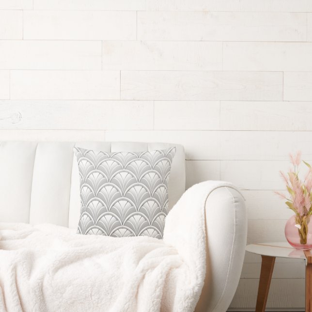 Cojín Decorativo Patrón de abanico Art Deco (Sofá)