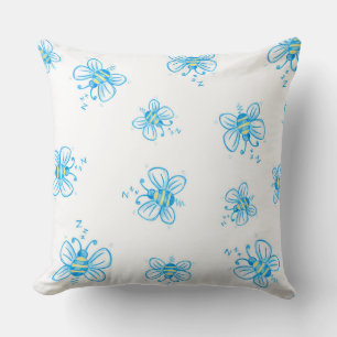 Cojín Decorativo Patrón de abee