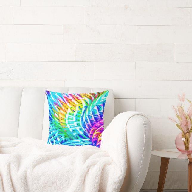 Cojín Decorativo Patrón de abstracciones coloridas (Sofá)