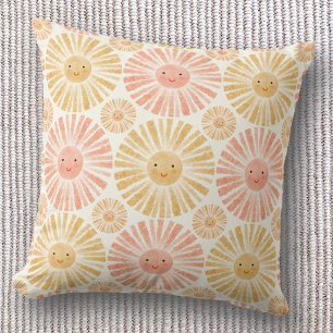 Cojín Decorativo Patrón de acuarela Little Sunshine