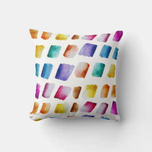 Cojín Decorativo Patrón de acuarela moderno y trendy