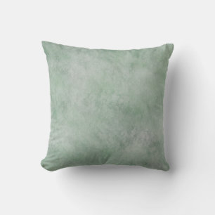 Cojín Decorativo Patrón de acuarela Verde Grisáceo Heather